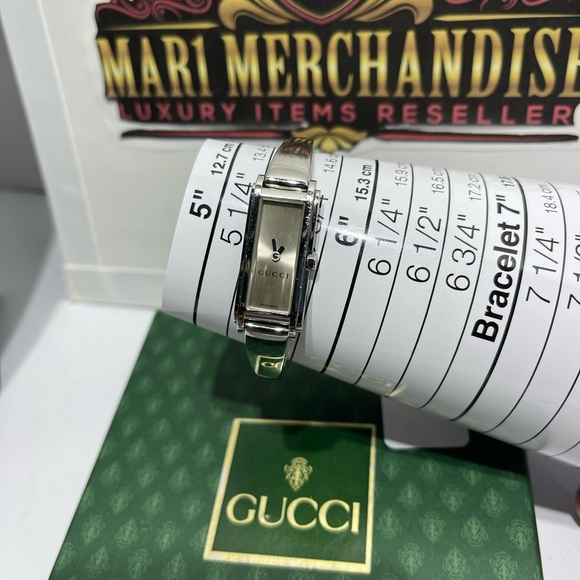 Gucci Bangle Watch size 6 inches comes with box.Preloved. - Picture 15 of 16